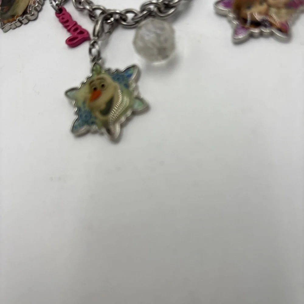Disney Frozen Bracelet Charms Elsa Anna Olaf Sven Youth‎ Size Toggle Heart Love
